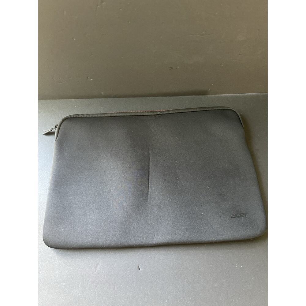 Acer Laptop Sleeve Black Padded Zippered Carrying Bag 15x10 Inch Career Office